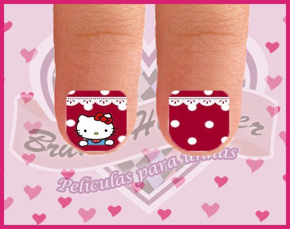 HELLO KITTY FUNDO VERMELHO - KD24